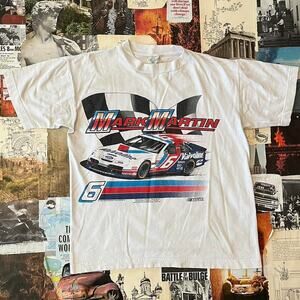 Mark martin nascar tee white